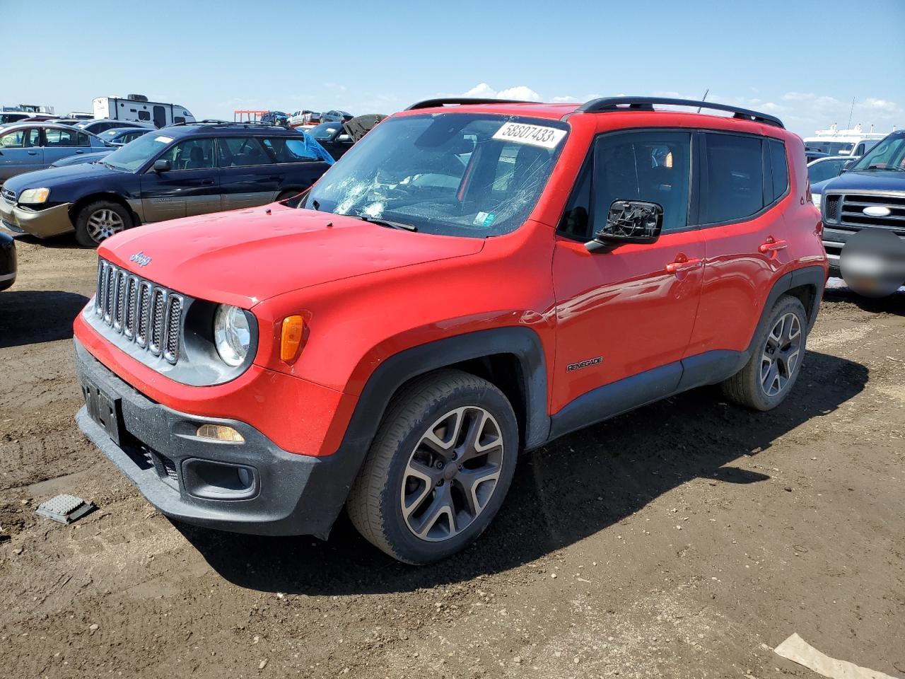 Image 1 of 2015 JEEP RENEGADE LATITUDE 2015 with VIN ZACCJABT8FPB22566