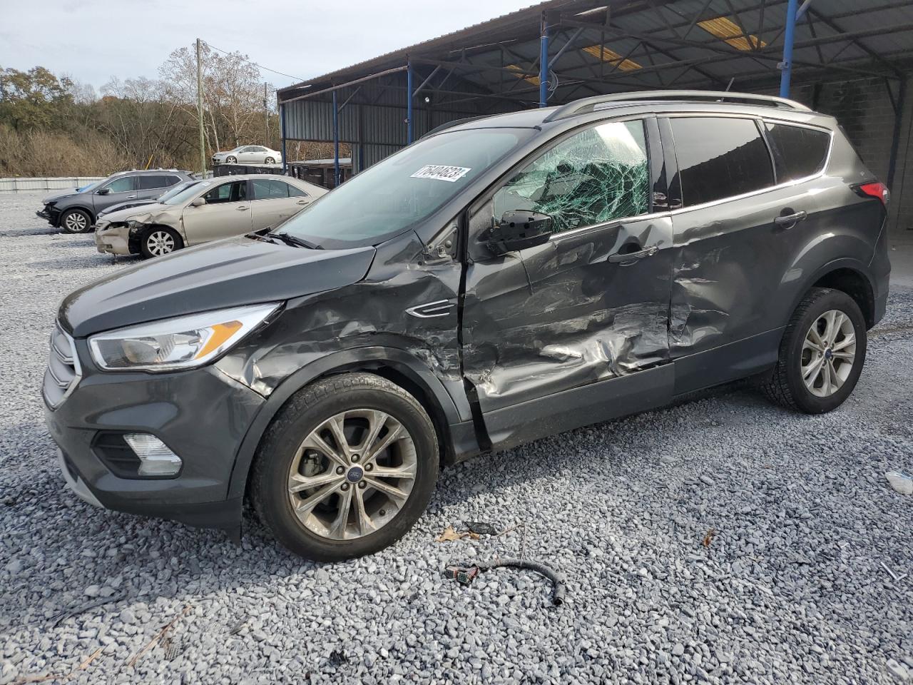 Image 1 of 2018 FORD ESCAPE SE 2018 with VIN 1FMCU0GD5JUA74336
