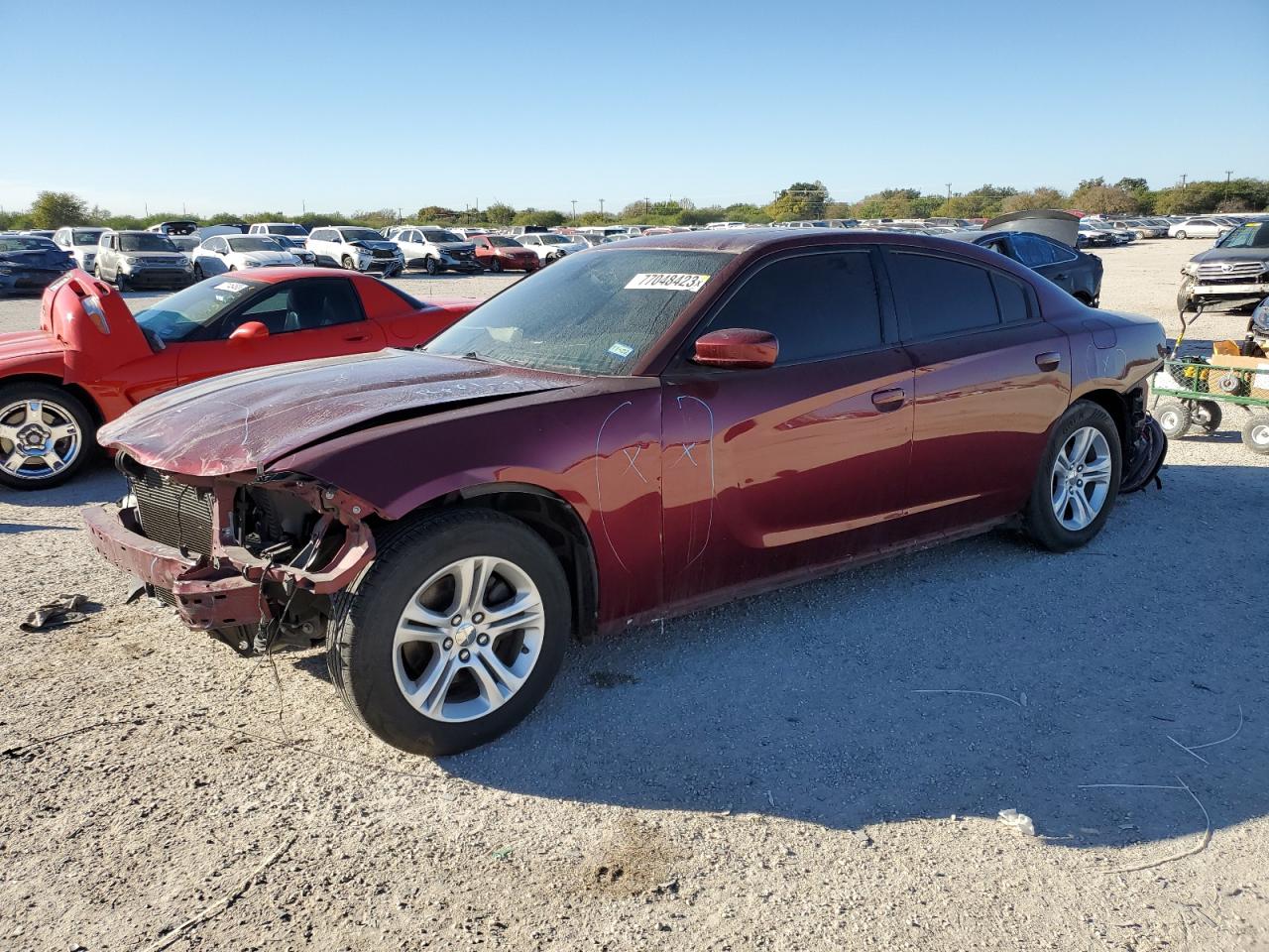 Image 1 of 2019 DODGE CHARGER SXT 2019 with VIN 2C3CDXBG7KH720239