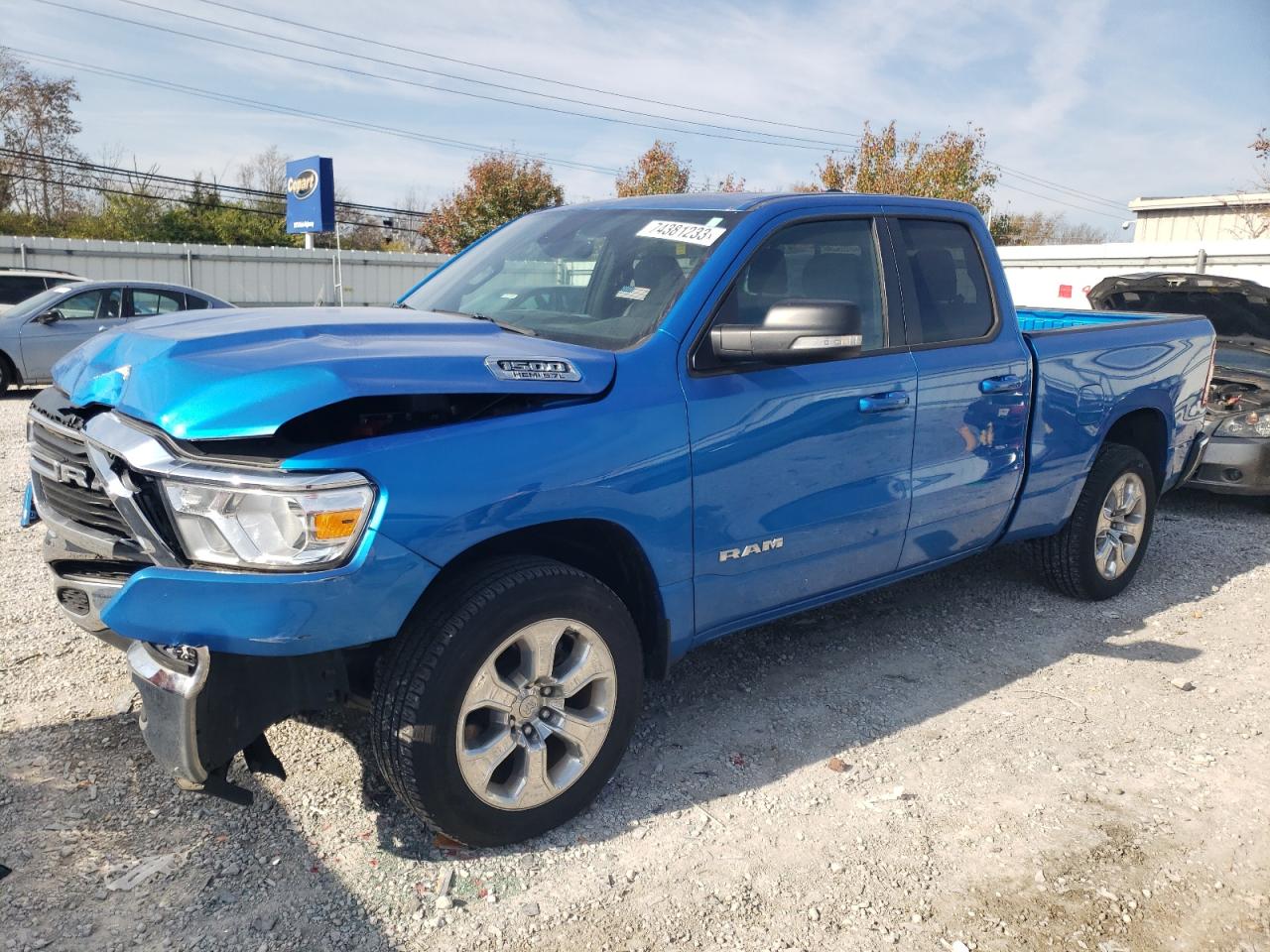 Image 1 of 2021 RAM 1500 BIG HORN/LONE STAR 2021 with VIN 1C6SRFBT6MN797833