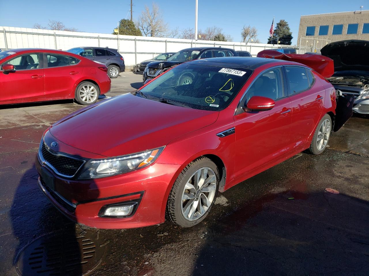 Image 1 of 2015 KIA OPTIMA SX 2015 with VIN 5XXGR4A63FG388783