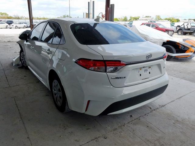 Image 3 of 2020 TOYOTA COROLLA L 2020 with VIN JTDDPRAE2LJ002956