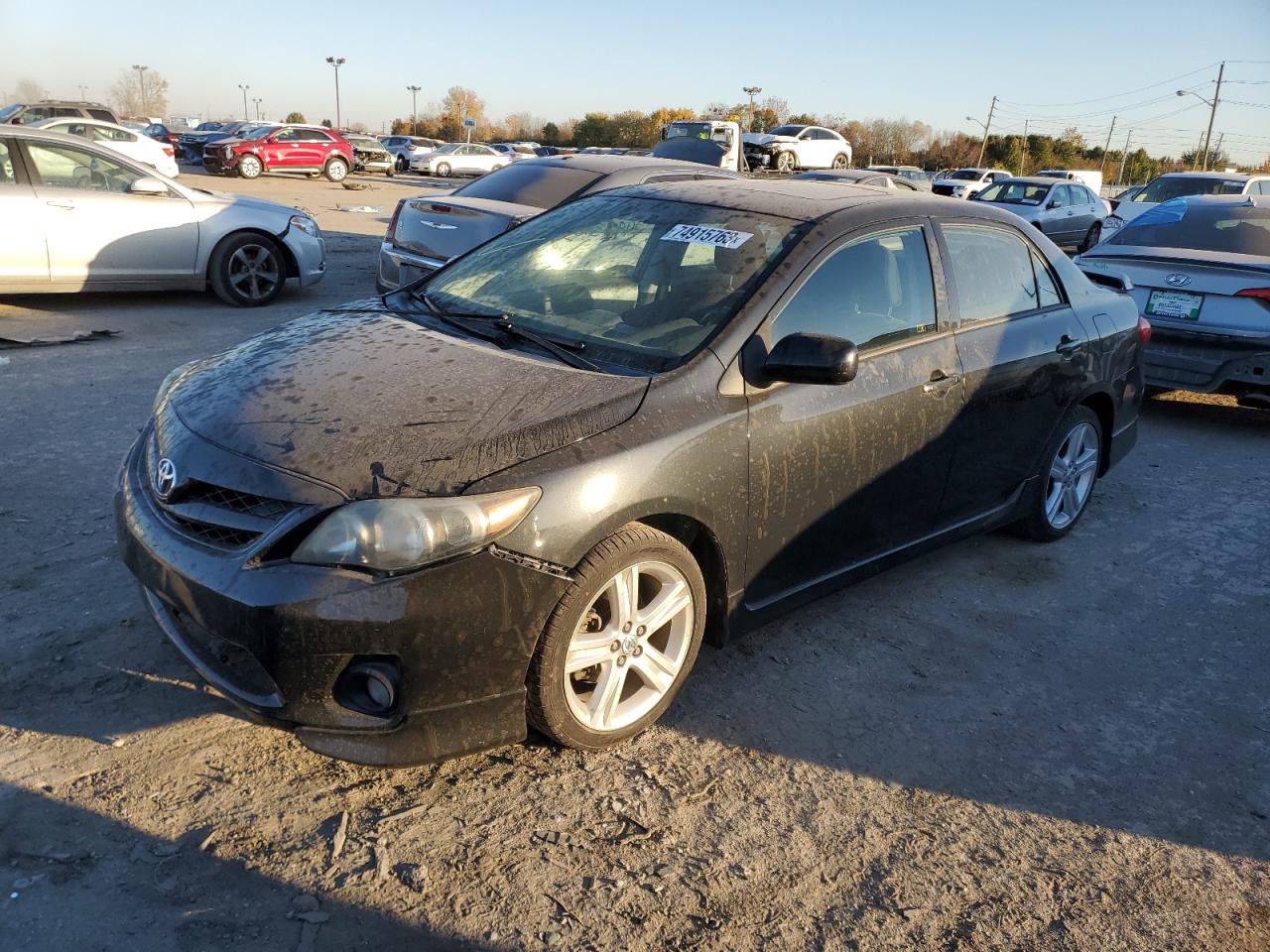 Image 1 of 2013 TOYOTA COROLLA BASE 2013 with VIN 5YFBU4EE5DP131445