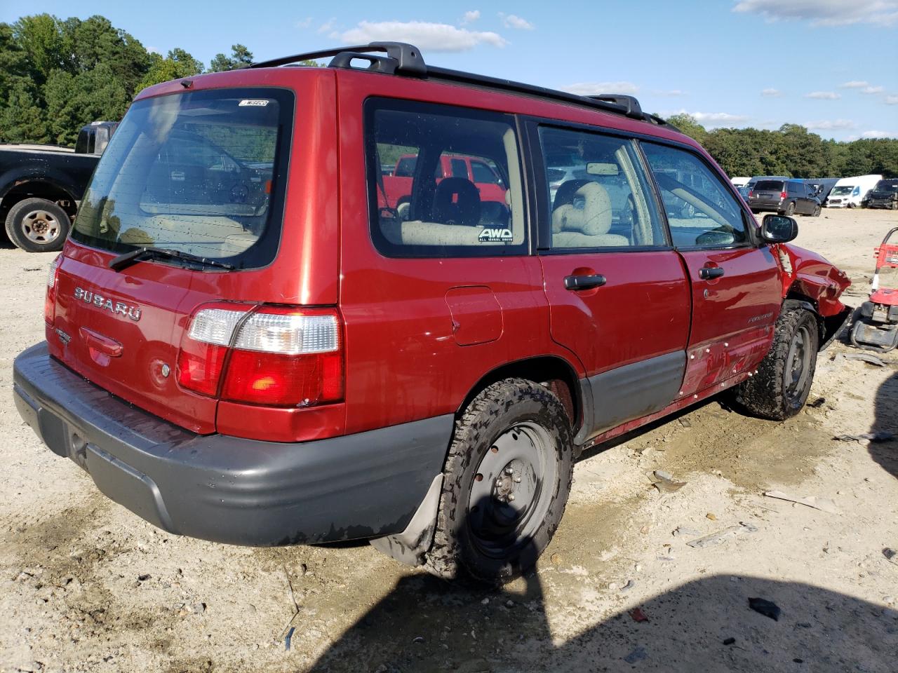 Изображение 3 2001 SUBARU FORESTER L 2001 с VIN JF1SF63531H751085
