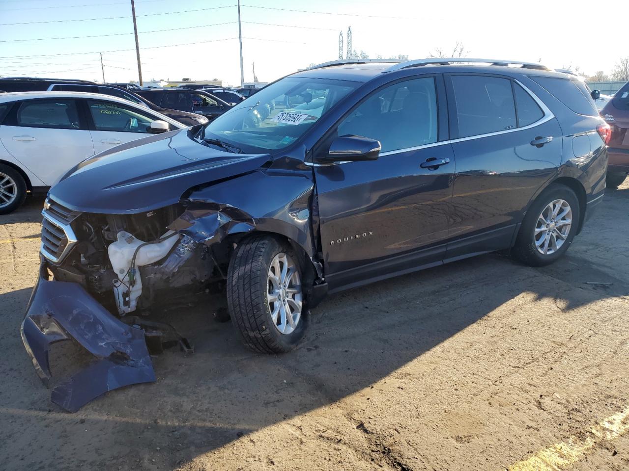 Image 1 of 2018 CHEVROLET EQUINOX LT 2018 with VIN 3GNAXSEV7JS574905
