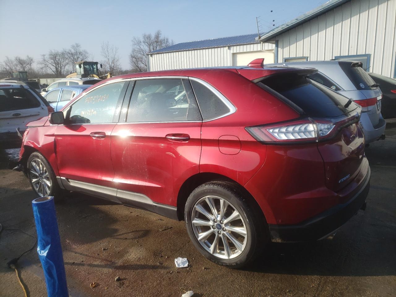 Image 2 of 2018 FORD EDGE TITANIUM 2018 with VIN 2FMPK4K80JBC50126