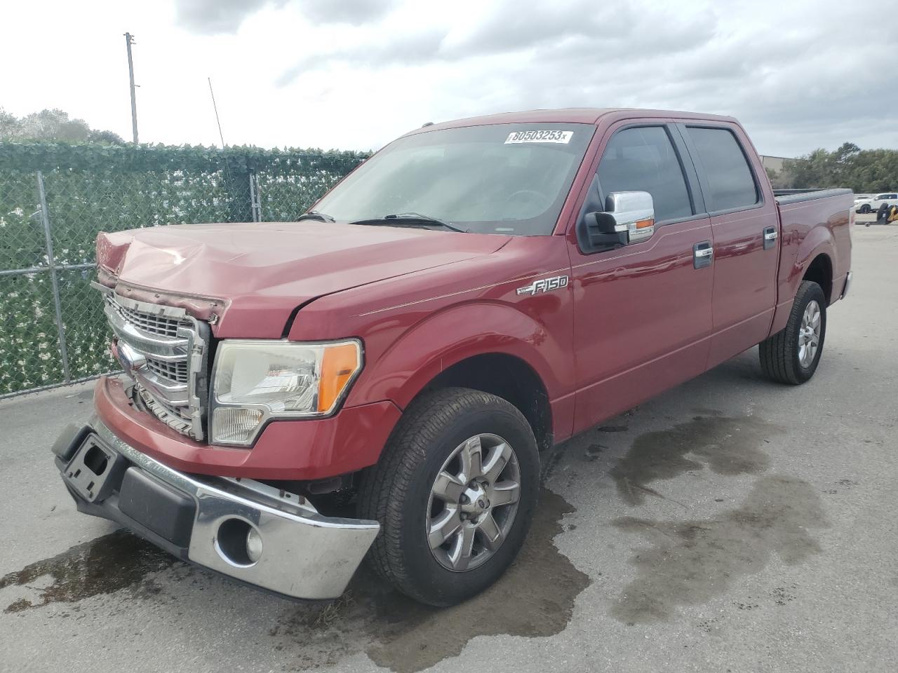 Image 1 of 2013 FORD F150 SUPERCREW 2013 with VIN 1FTFW1CF7DFD77376