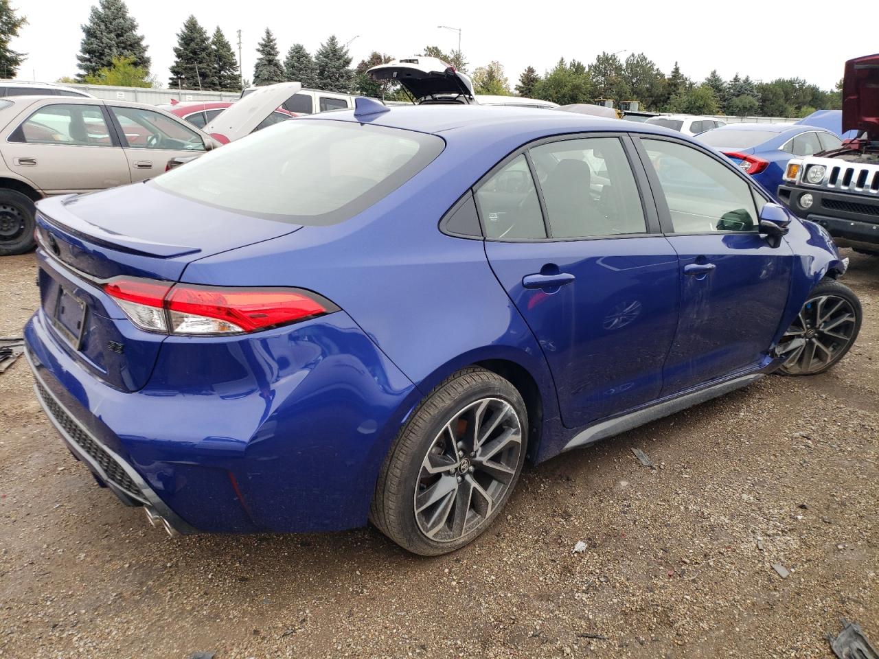 Image 3 of 2021 TOYOTA COROLLA SE 2021 with VIN JTDS4MCE5MJ076664