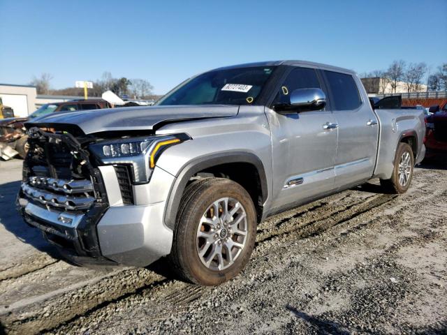 Image 1 of 2022 TOYOTA TUNDRA CREWMAX PLATINUM 2022 with VIN 5TFMA5ECXNX010306