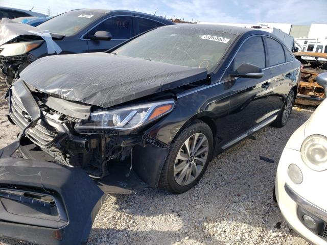 Image 1 of 2017 HYUNDAI SONATA SPORT 2017 with VIN 5NPE34AFXHH570724