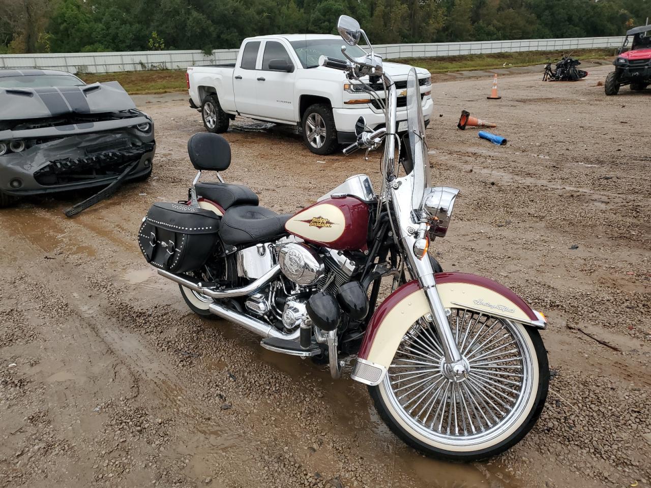 Image 1 of 2007 HARLEY-DAVIDSON FLSTC  2007 with VIN 1HD1BW5187Y066681