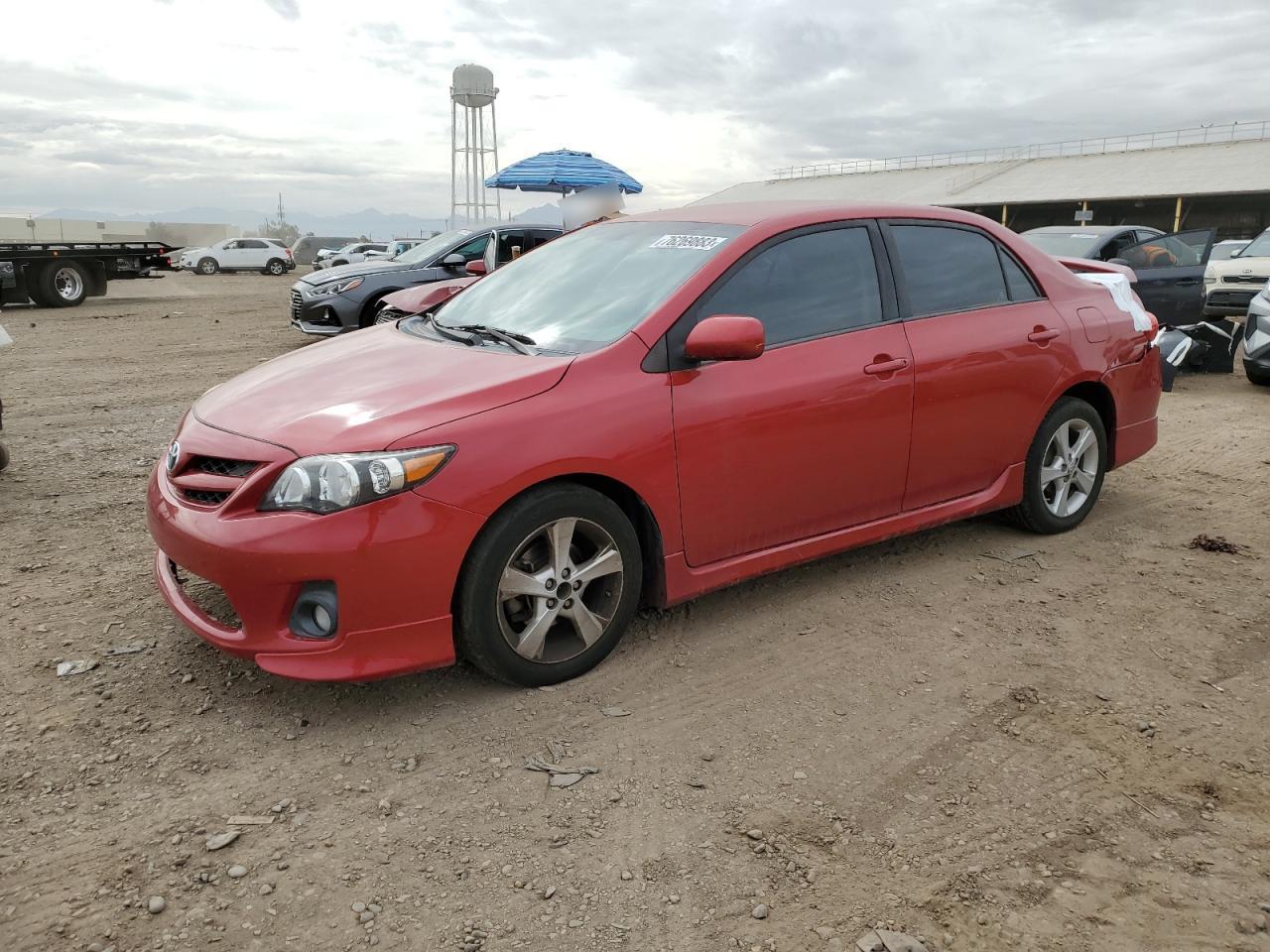 Image 1 of 2013 TOYOTA COROLLA BASE 2013 with VIN 5YFBU4EE7DP105610