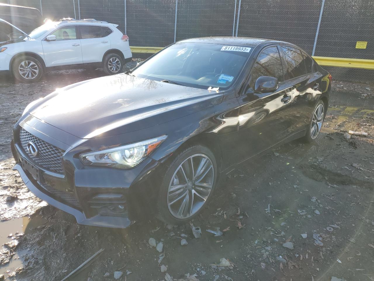 Image 1 of 2015 INFINITI Q50 BASE 2015 with VIN JN1BV7AR5FM393904