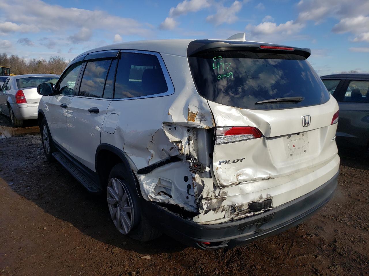 Изображение 2 2019 HONDA PILOT LX 2019 с VIN 5FNYF6H17KB061187