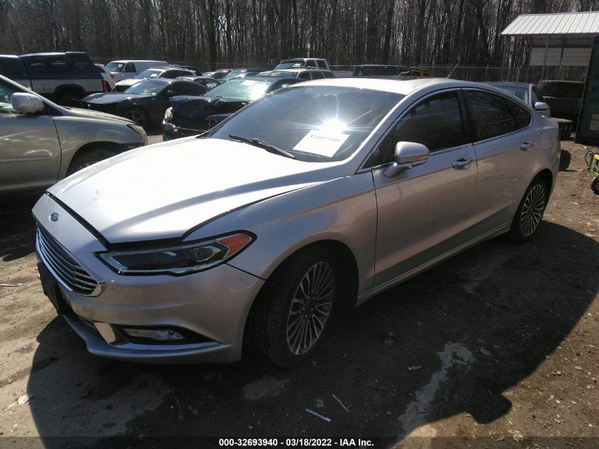 Image 2 of 2018 FORD FUSION TITANIUM/PLATINUM 2018 with VIN 3FA6P0D9XJR233986