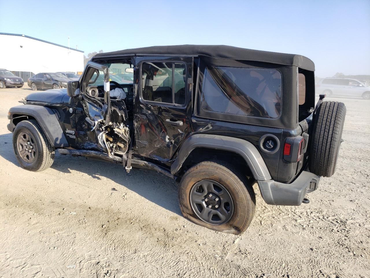 Image 2 of 2021 JEEP WRANGLER UNLIMITED SPORT 2021 with VIN 1C4HJXDG3MW506053