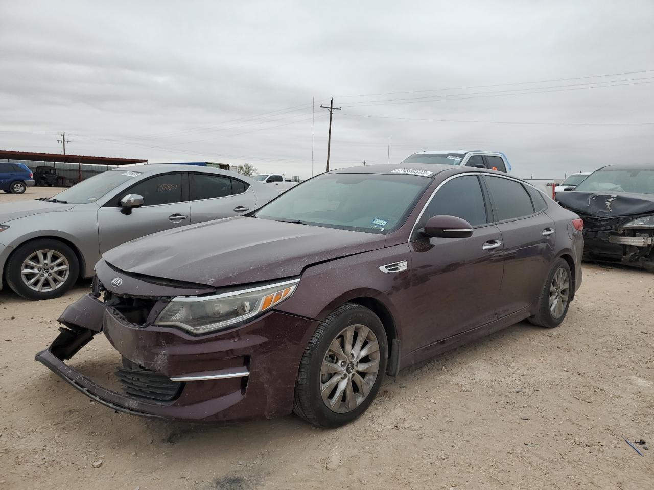 Image 1 of 2018 KIA OPTIMA EX 2018 with VIN 5XXGU4L38JG204965