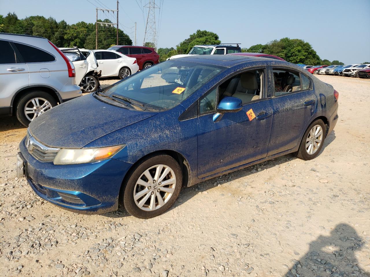 Изображение 1 2012 HONDA CIVIC EXL 2012 с VIN 2HGFB2F94CH512951