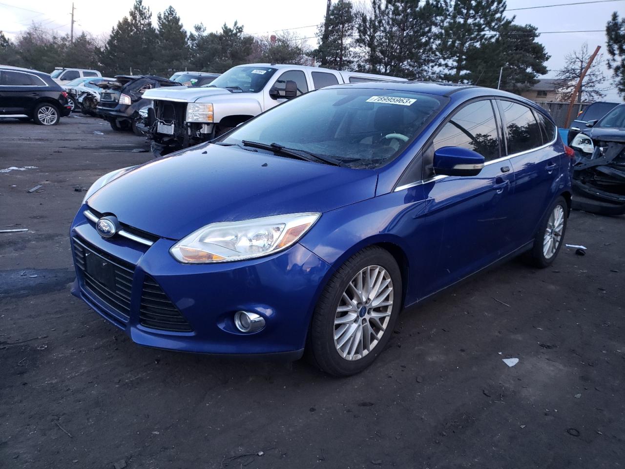 Image 1 of 2012 FORD FOCUS SEL 2012 with VIN 1FAHP3M25CL205091