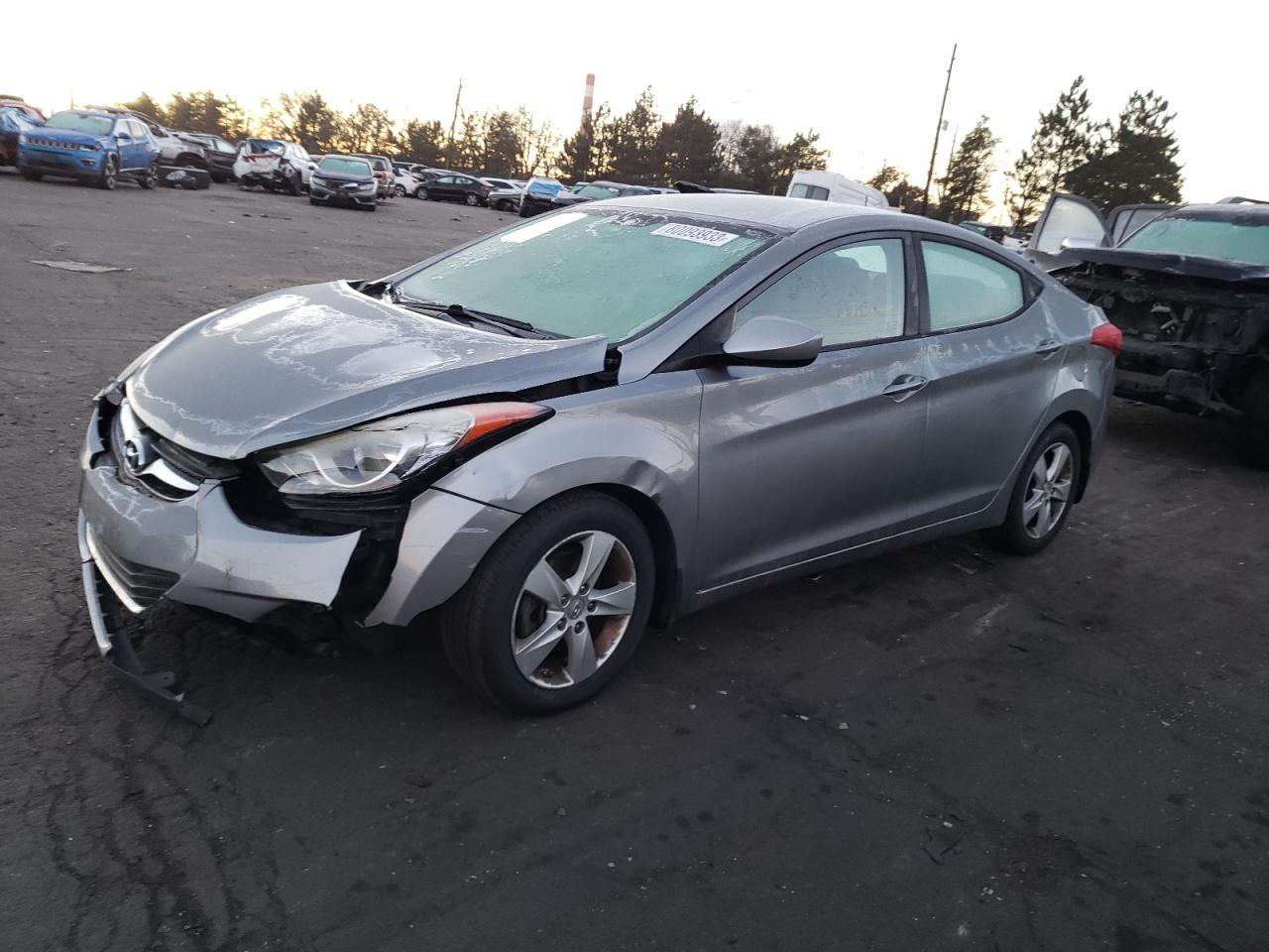 Image 1 of 2013 HYUNDAI ELANTRA GLS 2013 with VIN KMHDH4AE2DU952410