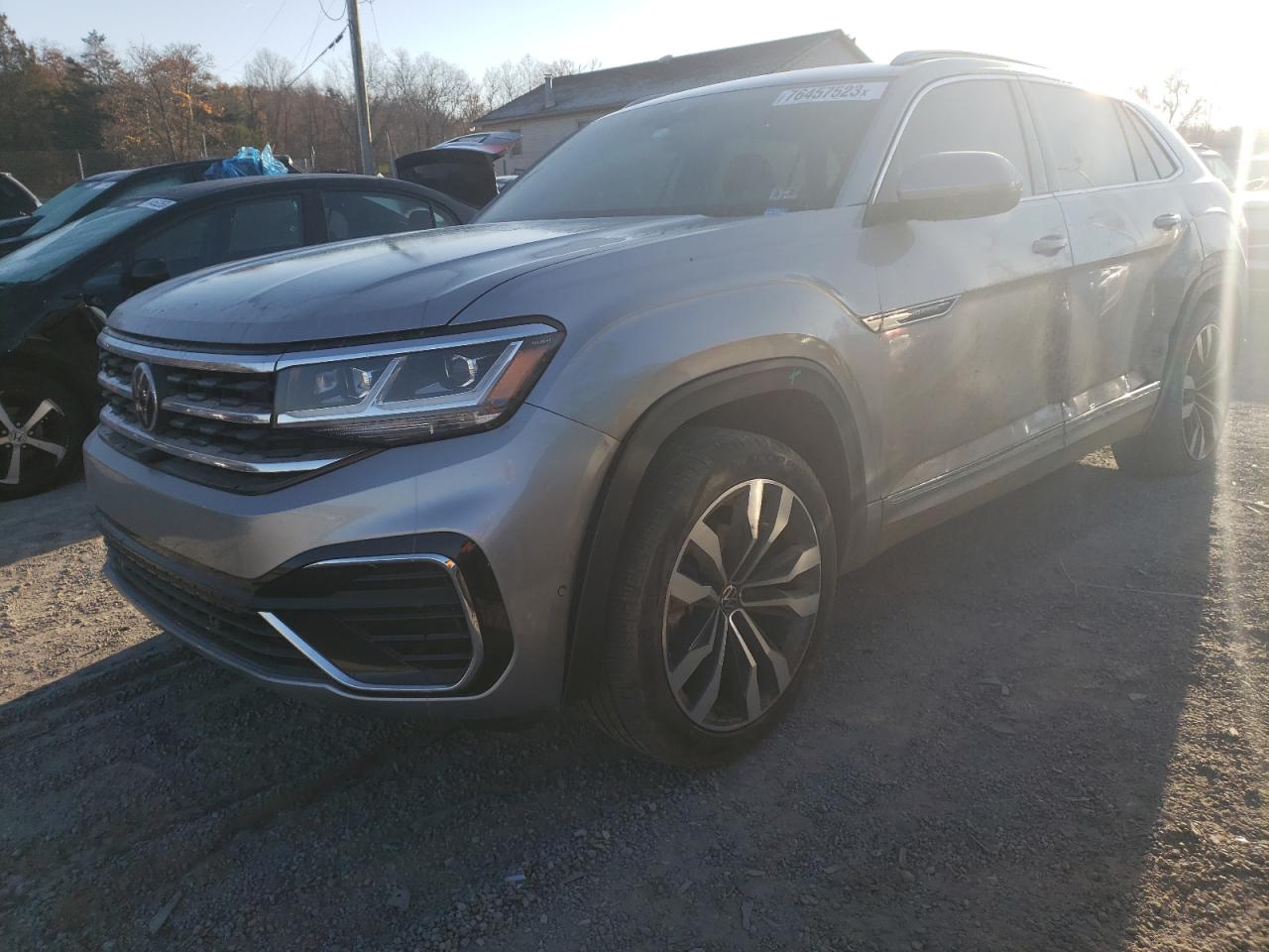 Image 1 of 2022 VOLKSWAGEN ATLAS CROSS SPORT SEL PREMIUM R-LINE 2022 with VIN 1V2FE2CAXNC214767