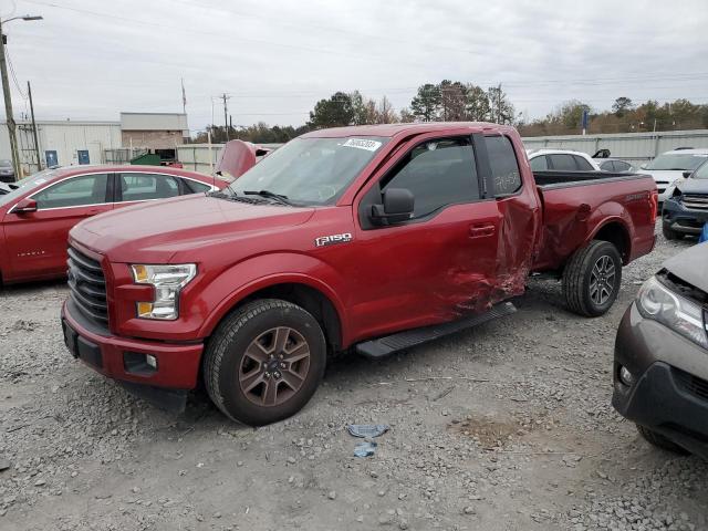 Image 1 of 2017 FORD F150 SUPER CAB 2017 with VIN 1FTEX1CF9HKE45926