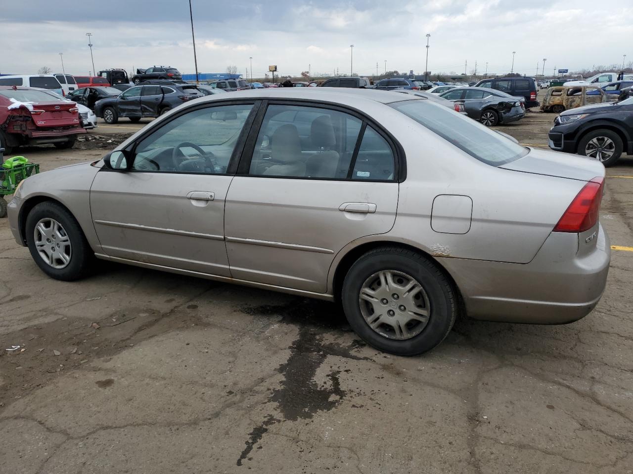 Изображение 2 2002 HONDA CIVIC LX 2002 с VIN 1HGES16522L069705