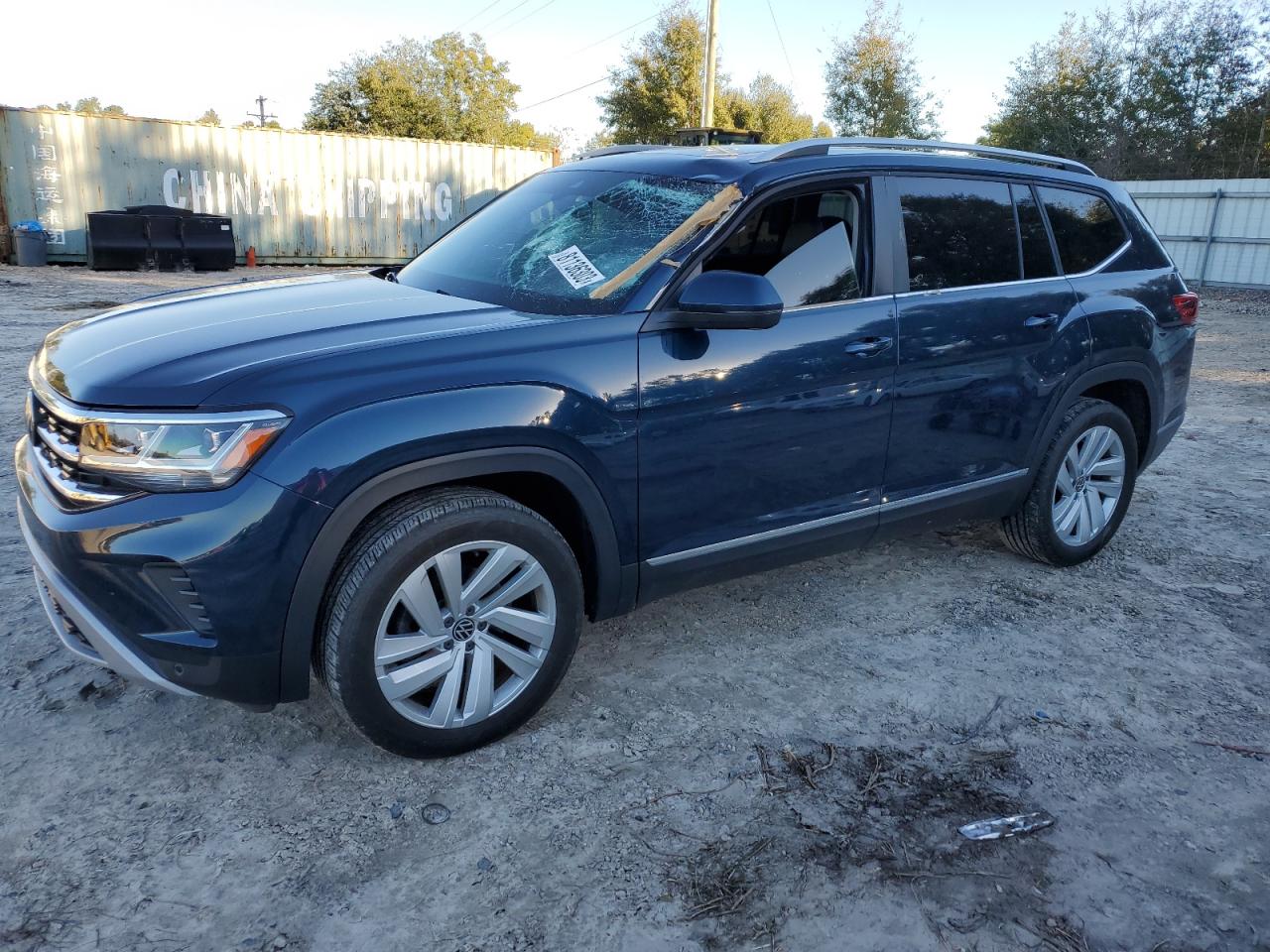 Image 1 of 2021 VOLKSWAGEN ATLAS SEL 2021 with VIN 1V2ER2CA7MC529833