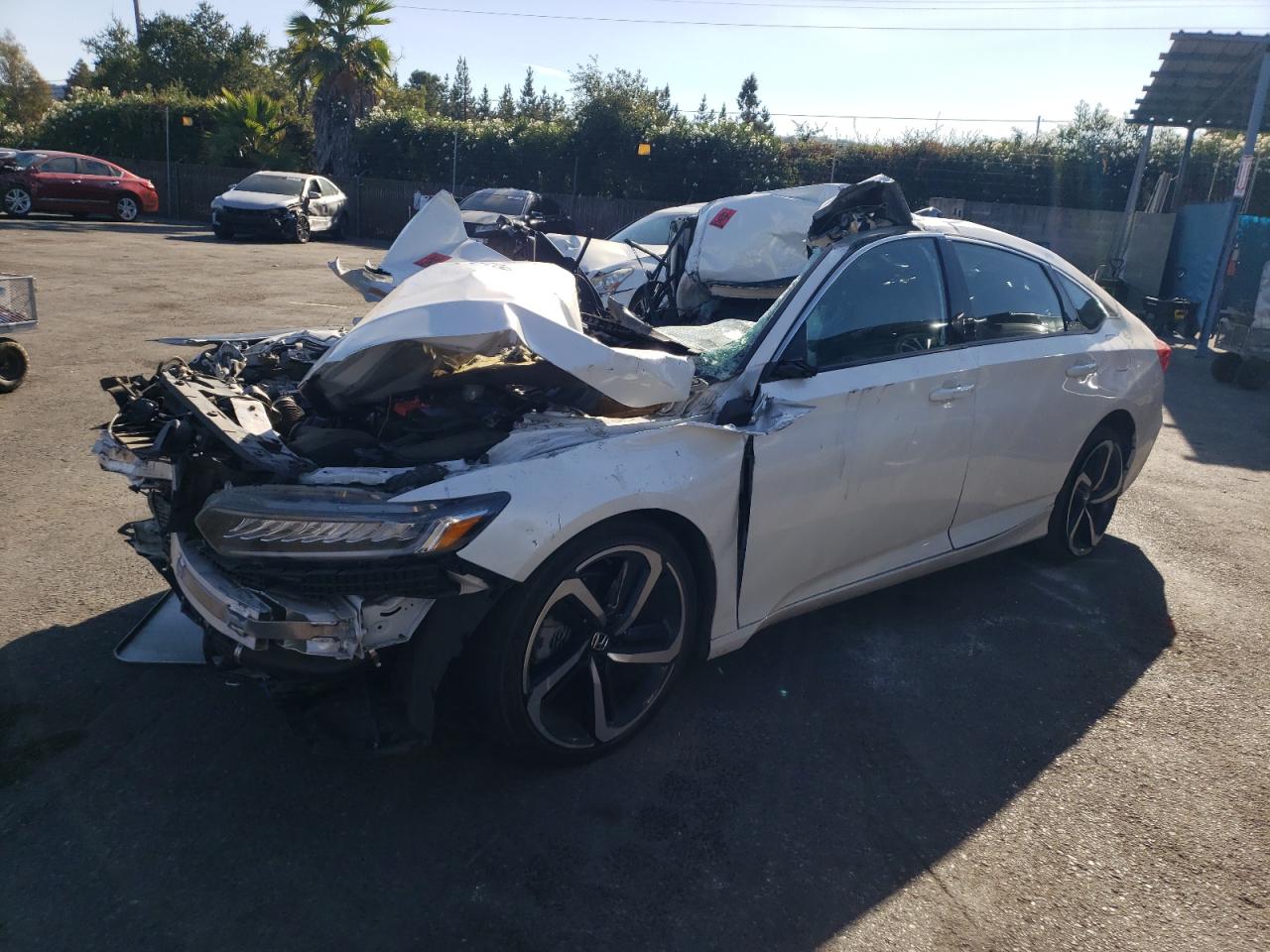 Изображение 1 2021 HONDA ACCORD SPORT 2021 с VIN 1HGCV1F33MA101265