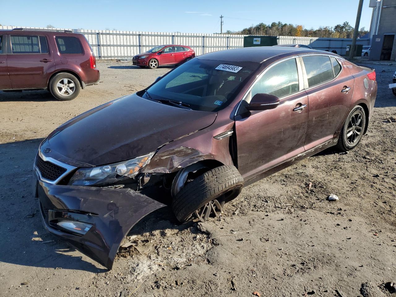 Изображение 1 2013 KIA OPTIMA LX 2013 с VIN 5XXGM4A7XDG236729