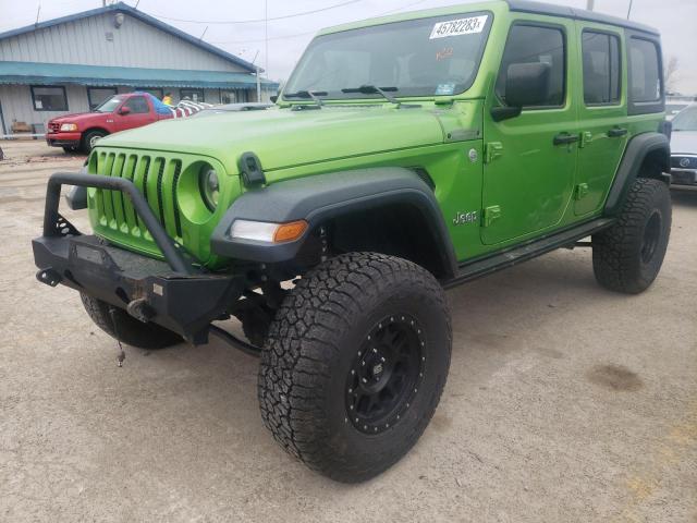Image 1 of 2019 JEEP WRANGLER UNLIMITED SPORT 2019 with VIN 1C4HJXDG4KW505636
