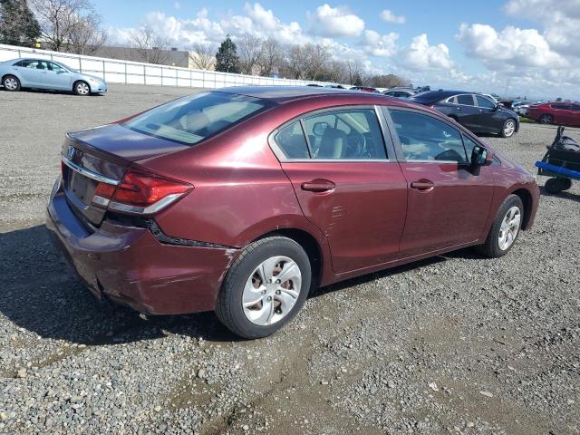Image 3 of 2013 HONDA CIVIC LX 2013 with VIN 19XFB2F51DE246376