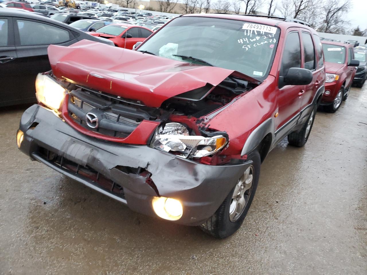 Image 1 of 2003 MAZDA TRIBUTE LX 2003 with VIN 4F2YZ04133KM44543