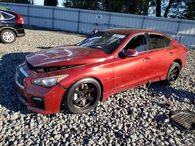 Image 1 of 2014 INFINITI Q50 BASE 2014 with VIN JN1BV7AR5EM685499