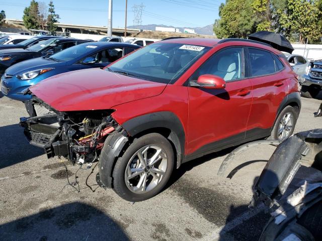Image 1 of 2022 HYUNDAI KONA SEL 2022 with VIN KM8K62AB8NU879908