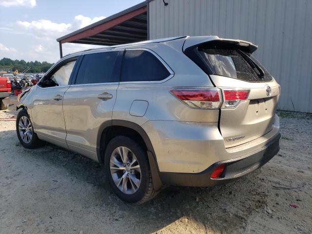 Image 2 of 2015 TOYOTA HIGHLANDER XLE 2015 with VIN 5TDJKRFH8FS216622