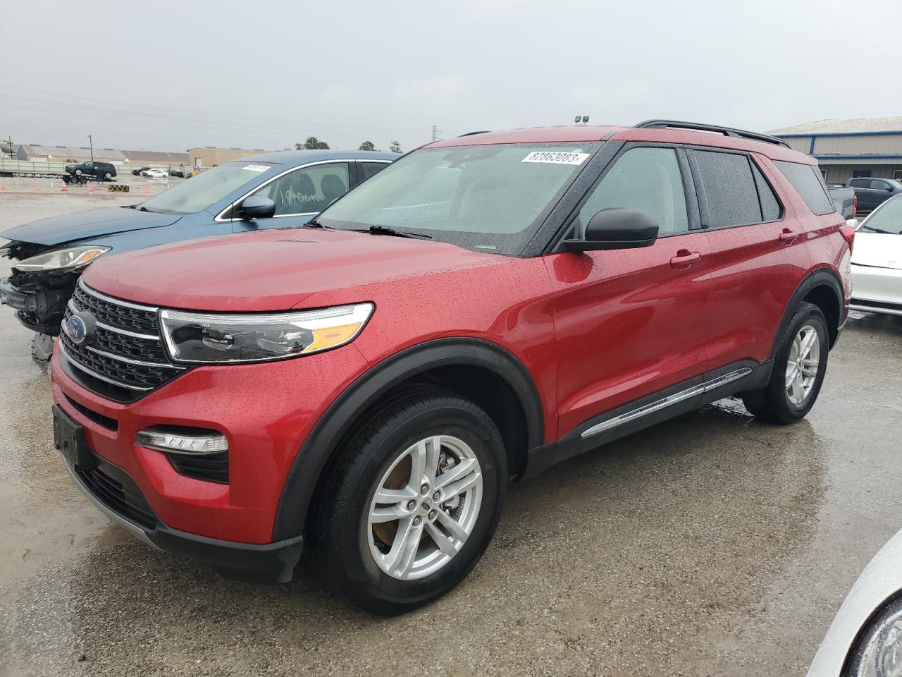 Image 1 of 2020 FORD EXPLORER XLT 2020 with VIN 1FMSK8DH8LGA52789