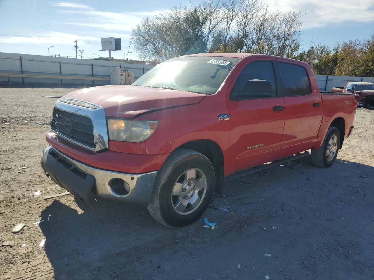 Image 1 of 2008 TOYOTA TUNDRA CREWMAX 2008 with VIN 5TFDV54138X059470