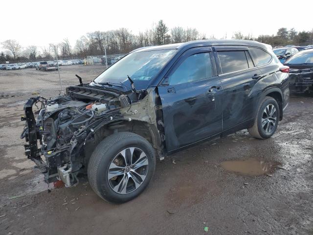 Image 1 of 2021 TOYOTA HIGHLANDER HYBRID XLE 2021 with VIN 5TDHBRCH1MS527115