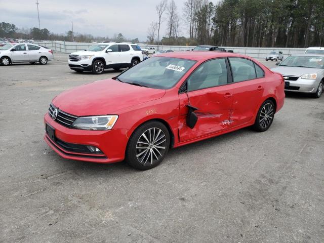Image 1 of 2016 VOLKSWAGEN JETTA SPORT 2016 with VIN 3VWD17AJ9GM362895
