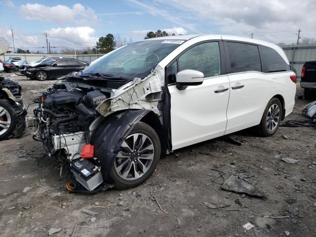 Image 1 of 2021 HONDA ODYSSEY EXL 2021 with VIN 5FNRL6H79MB044055