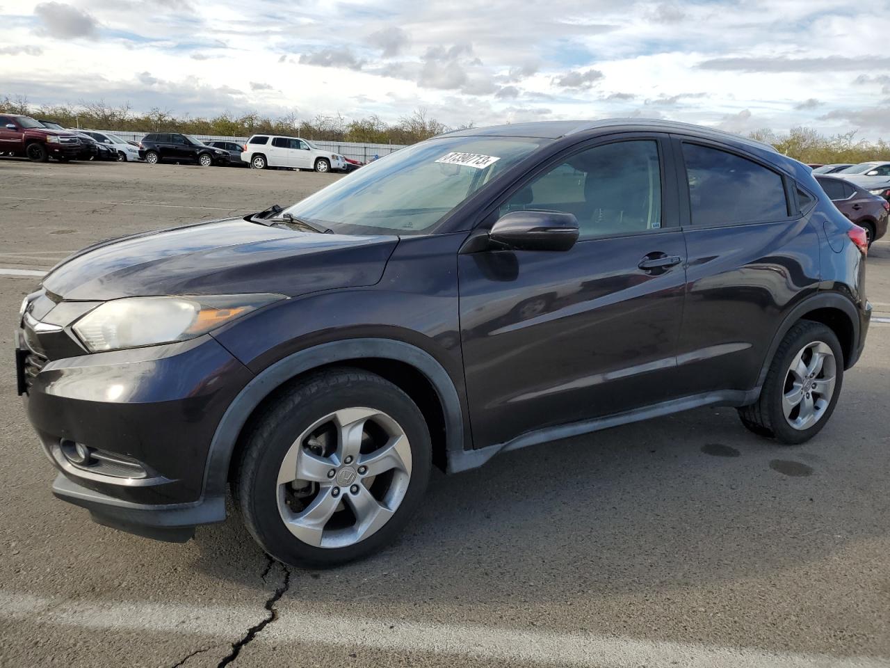 Изображение 1 2016 HONDA HR-V EXL 2016 с VIN 3CZRU6H72GM731238