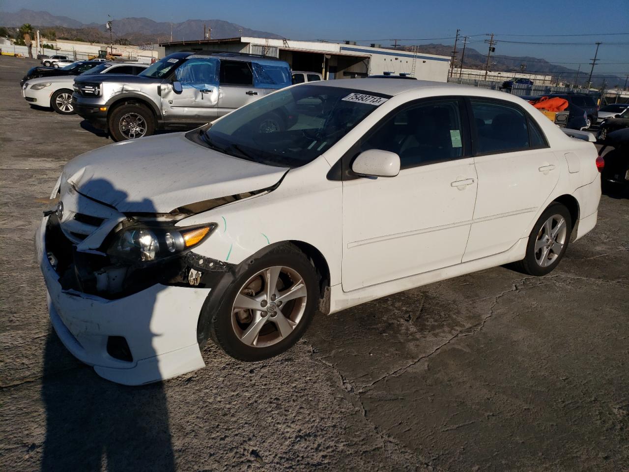 Image 1 of 2013 TOYOTA COROLLA BASE 2013 with VIN 5YFBU4EE0DP092425