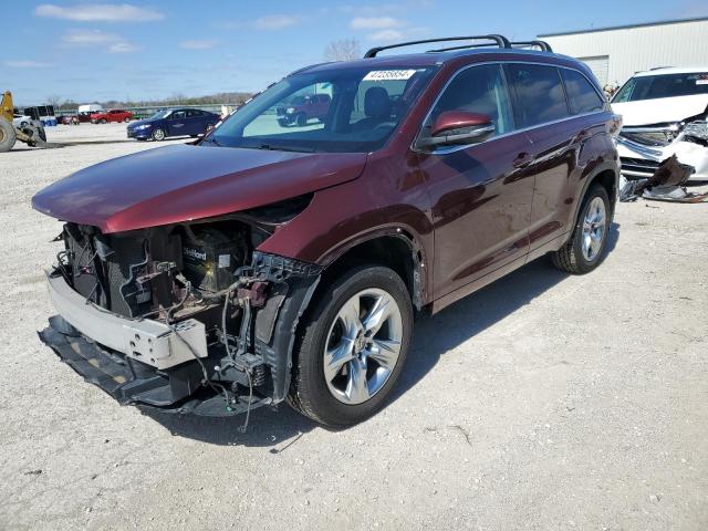 Изображение 1 2014 TOYOTA HIGHLANDER LIMITED 2014 с VIN 5TDDKRFH0ES038653