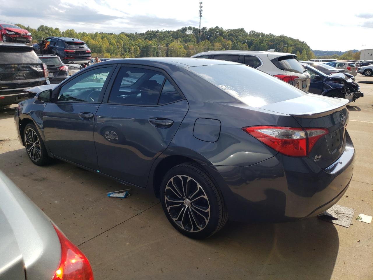 Image 2 of 2014 TOYOTA COROLLA L 2014 with VIN 2T1BURHEXEC030086