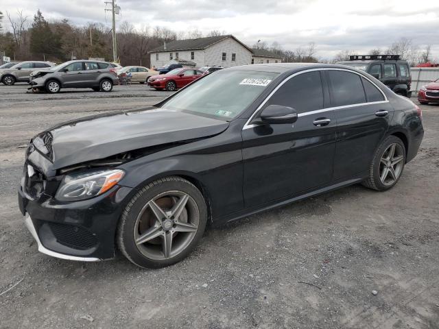 Image 1 of 2016 MERCEDES-BENZ C 300 4MATIC 2016 with VIN WDDWF4KB4GR125934