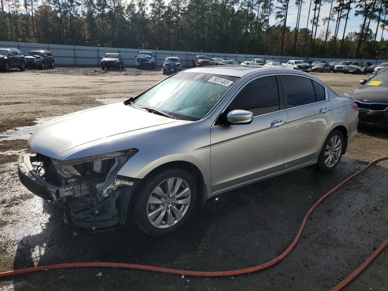 Изображение 1 2012 HONDA ACCORD EXL 2012 с VIN 1HGCP3F89CA039385