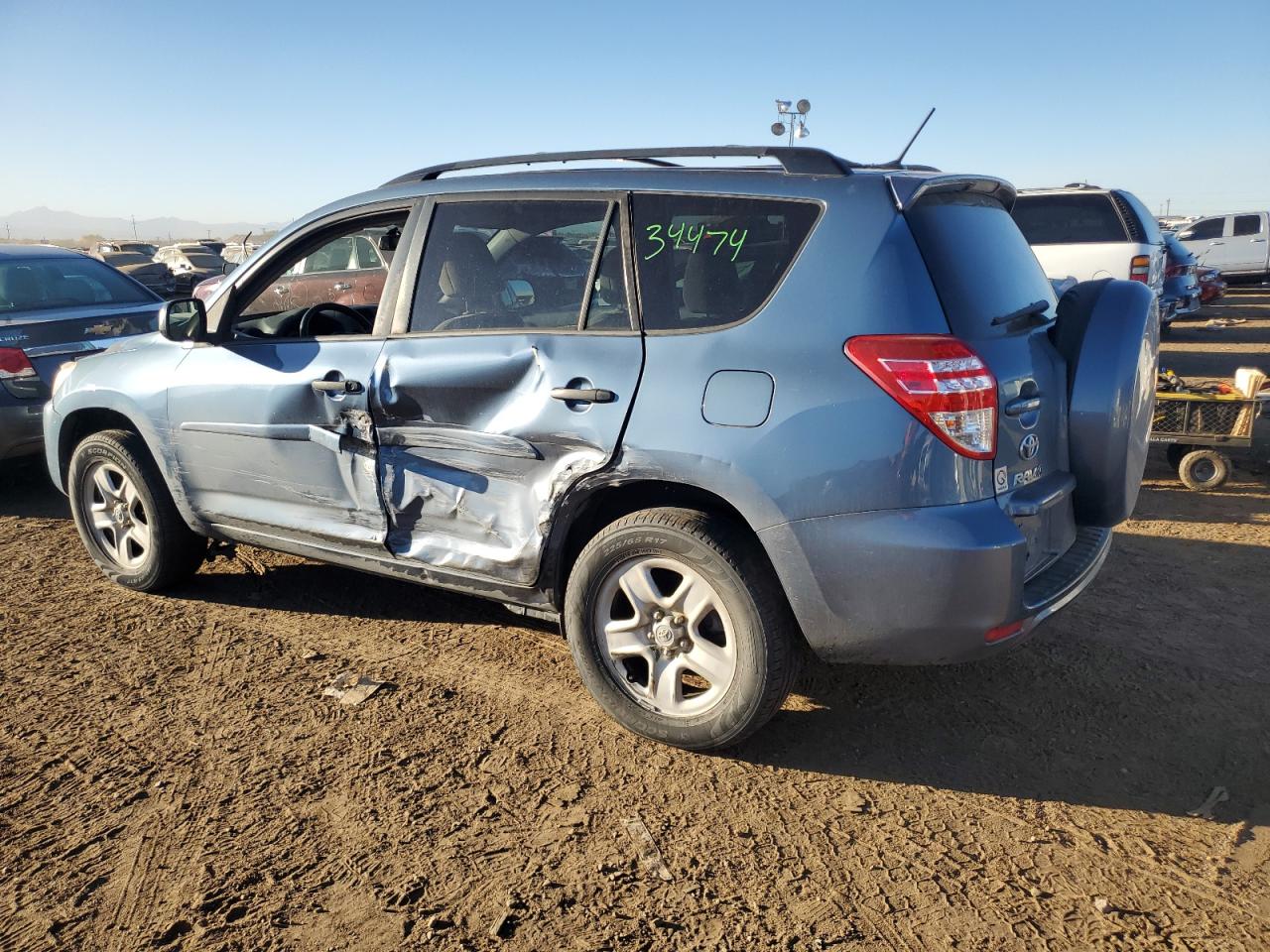 Image 2 of 2012 TOYOTA RAV4  2012 with VIN 2T3BF4DV6CW229478