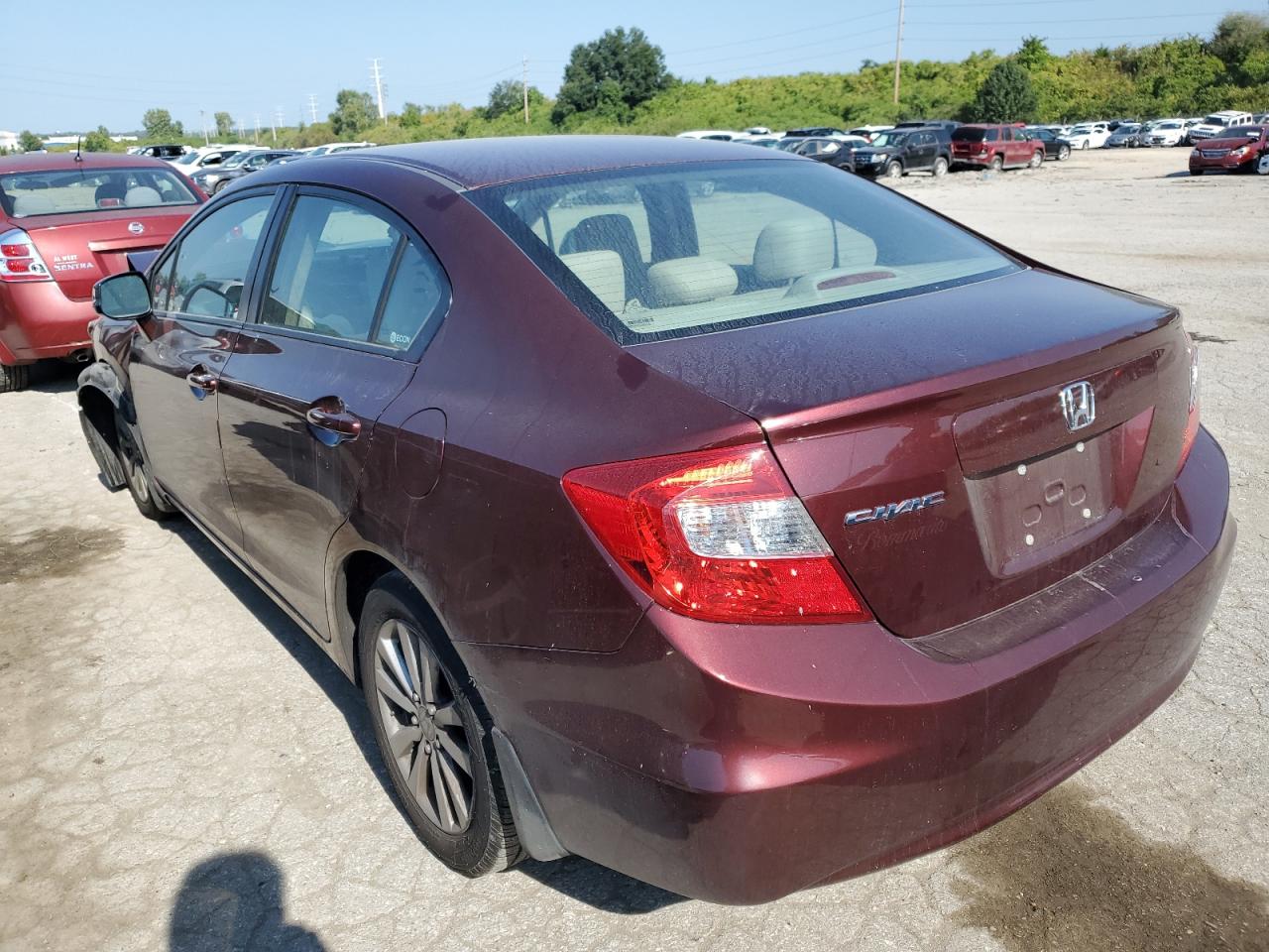 Obraz 2 z 2012 HONDA CIVIC EX 2012 z VIN 19XFB2F81CE042489