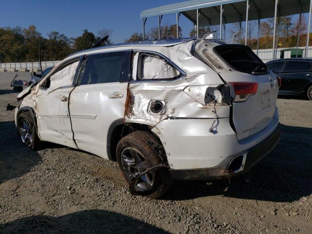 Изображение 2 2017 TOYOTA HIGHLANDER LIMITED 2017 с VIN 5TDYZRFH1HS228933